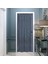 115 x 215 Antrasit Renk Camsız Pvc Akordiyon Kapı - Frnakmodel-1-17 1