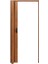 87 x 215 Ceviz Renk Camlı Pvc Akordiyon Kapı - Frnakmodel-1-45 4