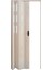 130 x 215 Akçaağaç Renk Camlı Pvc Akordiyon Kapı - Frnakmodel-1-91 3