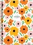 16.5X22.5 Çizgili Defter La Plume Flowers - Rengarenk 1