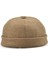 G12788 Demir Mark Street Melon Skullcap Retro Flanşlı Ev Sahibi Şapkası Kalmadan Boyut: 58CM Derin Bej (Yurt Dışından) 1