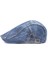 Erkekler / Kadınlar Dikiş Yıkanmış Denim Beret Boyut: Ayarlanabilir Koyu Mavi (Yurt Dışından) 3