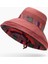 Summer Ladies Çift Taraflı Giyilebilir Büyük Edge Sunhat Brick Red (Yurt Dışından) 1