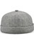 G12788 Demir Mark Street Melon Skullcap Retro Flanşlı Ev Sahibi Şapkası Kalmadan Boyut: 58CM Gri (Yurt Dışından) 1