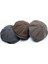 14128 Stripe Snap Tasarım Beret Sonbahar ve Kış Retro Vahşi Sekizgen Şapka Boyut: 58CM Siyah Kahve (Yurt Dışından) 2