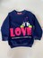 Laci Baskılı Bilekleri ve Boyun Kısmı Lastikli Sweatshirt 1