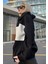 Siyah Renk Bloklu Şardonlu Sweatshirt MG1544 5