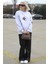 Karmelanj Bisiklet Yaka Baskılı Sweatshirt MG1572 2