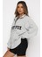 Karmelanj Fermuar Detaylı Baskılı Sweatshirt MG1246 3