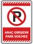 Araç Girişidir Park Edilmez/25x35cm/dekota 1