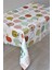 Elyaf Astarlı Silinebilir Pvc Muşamba Masa Örtüsü 8216-1ELMA 1