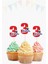 Pamuk Prenses Temalı * 3 (Üç) Yaşında Cupcake Süsü '10LU 1
