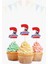 Pamuk Prenses Temalı * 2 (Iki) Yaşında Cupcake Süsü '10LU 1