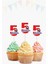 Pamuk Prenses Temalı * 5 (Beş) Yaşında Cupcake Süsü '10LU 1