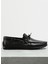 Deri Siyah Erkek Loafer SILVES 1
