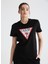 Bisiklet Yaka Siyah Kadın T-Shirt W2BI69K8FQ1JBLK 2