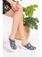 Lacivert Ilk Yardımm Desenli Kapalı Airmax Bayan Sabo Terlik 914 1