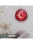 Cam Saat | Türk Bayrağı | ÇAP40CM 3
