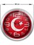 Cam Saat | Türk Bayrağı | ÇAP40CM 4