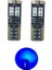 T10 LED Park Ampulü 12SMD W5W Canbus Mavi 1