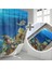 Zethome Aquarium Banyo Paspas Ve Tek Kanat Duş Perdesi 1x180x200 Cm Set 1