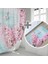 Zethome Lilac Banyo Paspas Ve Tek Kanat Duş Perdesi 1x120x200 Cm Set 1