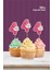 Unicorn Temalı * 4 (Dört) Yaşında Cupcake Süsü '10LU 1
