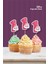 Unicorn Temalı * 1 Yaşında Cupcake Süsü '10LU 1