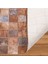 Bronz & Gümüş Varaklı Dana Derisi Patchwork Halı 170 x 240 cm 4