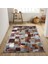 Varaklı Doğal Dana Derisi Patchwork Halı 140 x 200 cm 5