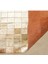 Altın Varaklı Dana Derisi Patchwork Halı 80 x 150 cm 2