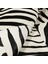 Zebra Desenli Dana Derisi Patchwork Halı 120 x 180 cm 4