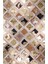 Altın Varaklı Dana Derisi Patchwork Halı 80 x 150 cm 1