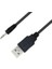 Kameralı Kol Saati USB Şarj Kablosu USB To 4 Boğum 2.5 mm Şarj Kablosu 3