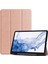 Three-Folding Tpu Tablet Case For Samsung Galaxy Tab S8 Altın Gül (Yurt Dışından) 1