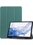 Three-Folding Tpu Tablet Case For Samsung Galaxy Tab S8 Yeşil (Yurt Dışından) 1