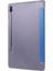 Samsung Galaxy Tab S8 / Tab Için Ipek Doku Pu Kılıf S8 / Tab S7 Blue (Yurt Dışından) 2