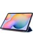Samsung Galaxy Tab S8 / Tab Için Ipek Doku Pu Kılıf S8 / Tab S7 Blue (Yurt Dışından) 3