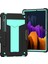 Samsung Galaxy Tab S7 T870 / T875 T-Şekilli Tutucu Kılıf Black+Mint Geen (Yurt Dışından) 1