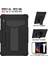 Samsung Galaxy Tab S7 T870 / T875 T-Şekilli Tutucu Kılıf Black+Black (Yurt Dışından) 2