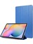 Samsung Galaxy Tab S7 / T870 Için Ipek Doku Deri Kılıf Blue (Yurt Dışından) 1