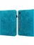 Samsung Galaxy Tab S8 Için Dant Çiçek Pu Kılıfı Mavi (Yurt Dışından) 1