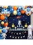 Uzay Temalı Doğum Günü Seti ; 4 Adet Folyo, 60 Lateks Balon, Banner, Balon Zinciri, Balon Bandı 4