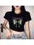 Harajuku Gothic Retro Butterfly Siyah Crop 1