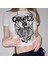 Carnifex The Script Beyaz Crop T-Shirt 1