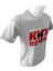 Kick Boks Özel Tasarım Baskılı Tişört (Gri) 3