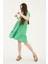 Kısa Kollu Elbise Yeşil 7