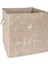 Keçe Raf Düzenleyici Sepet Katlanabilir Saklama Kutusu Baskılı Çok Amaçlı Kutu 30*30*30CM 1
