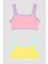 Renkli Kız Çocuk Basic 2li Spor Üst 1