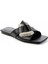 Siyah Leather Kadın Terlik K04292766603 3
